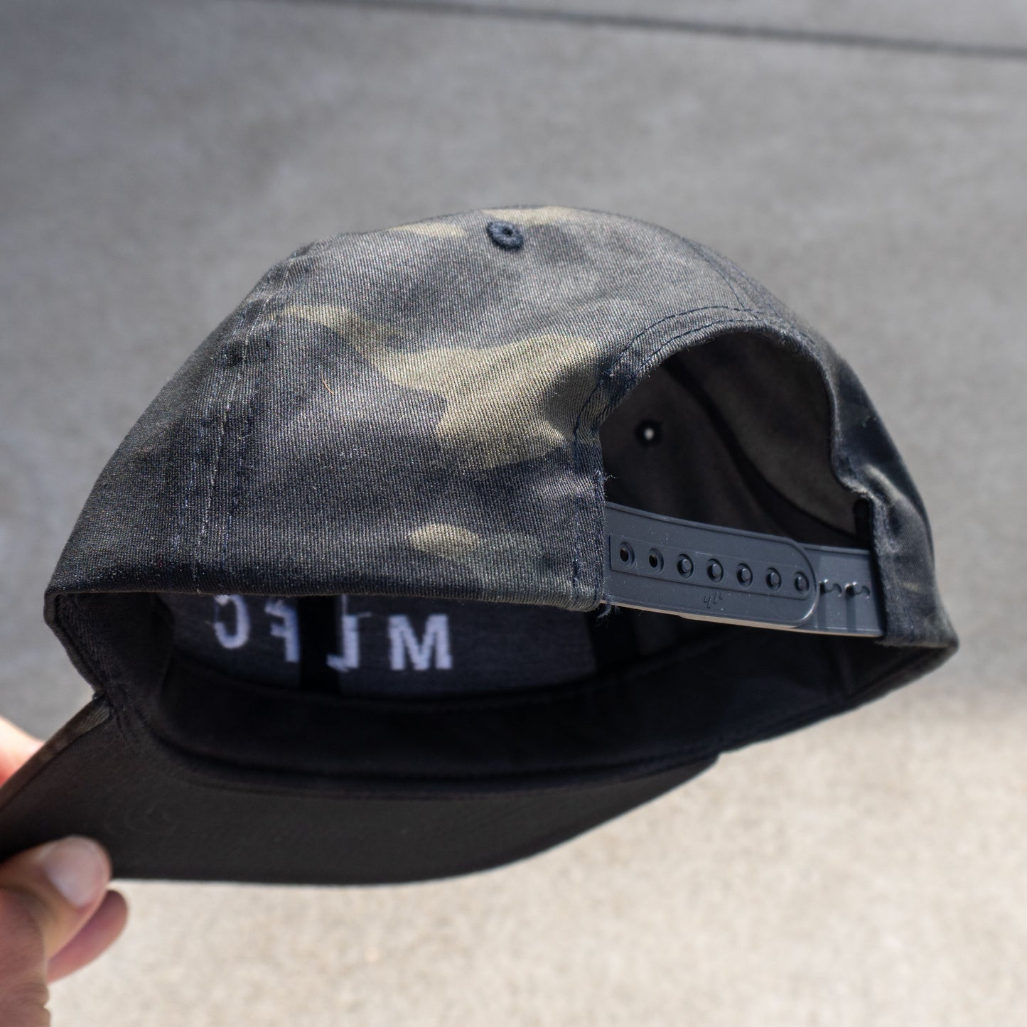 LIMITED EDITION MLFC Embroidered Snapback Adjustable Cap Multi Black Camo