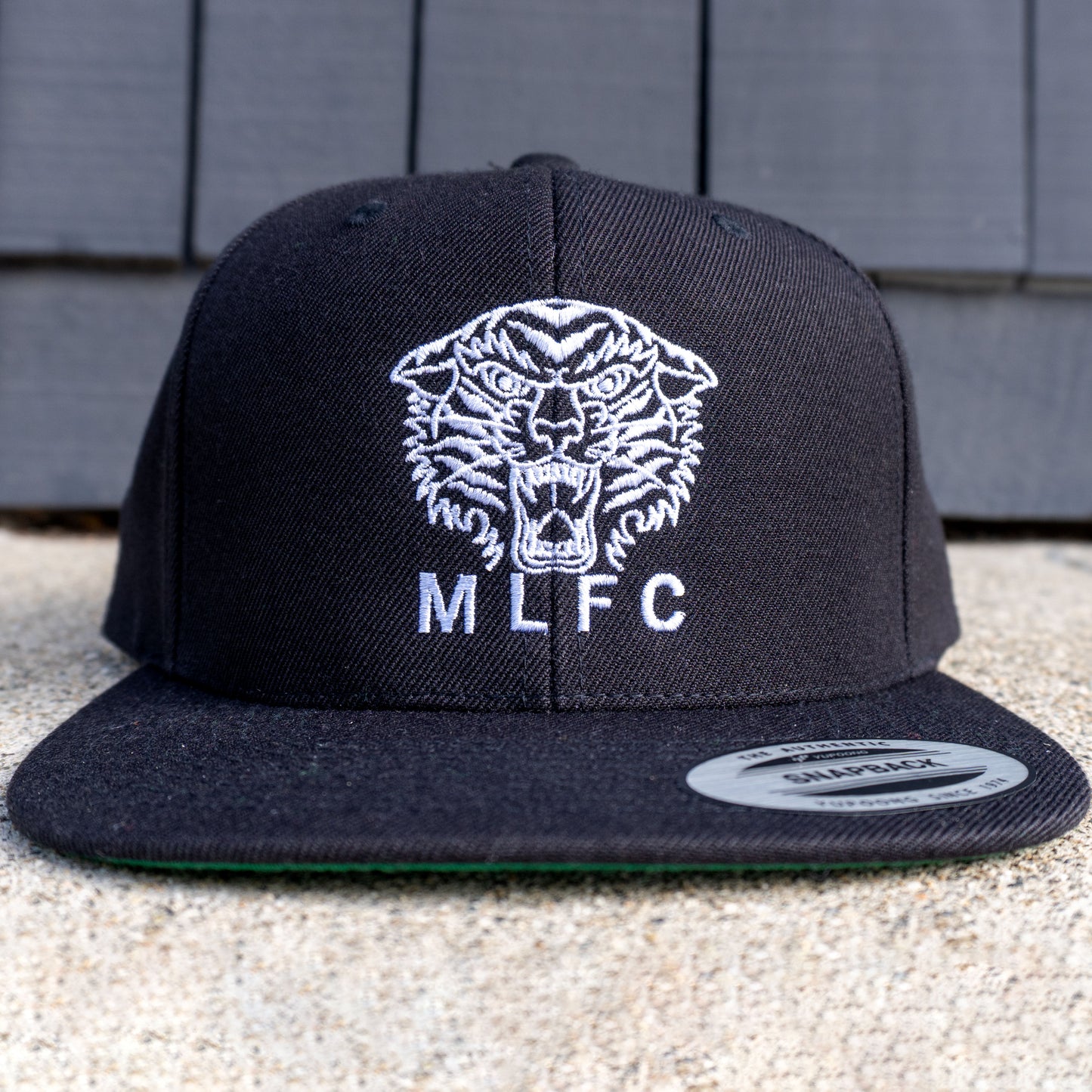 MLFC CUSTOM DESIGNED TIGER Embroidered Snapback Adjustable Cap BLACK