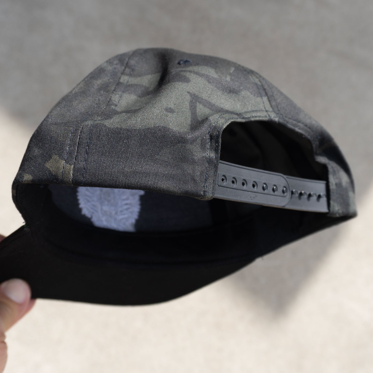 LIMITED EDITION MULTI CAMO MLFC CUSTOM DESIGNED TIGER Embroidered Snapback Adjustable Cap Black Camo