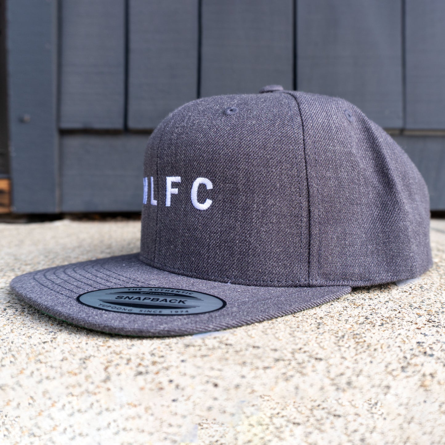 DARK HEATHER GRAY MLFC Embroidered Snapback Adjustable Cap