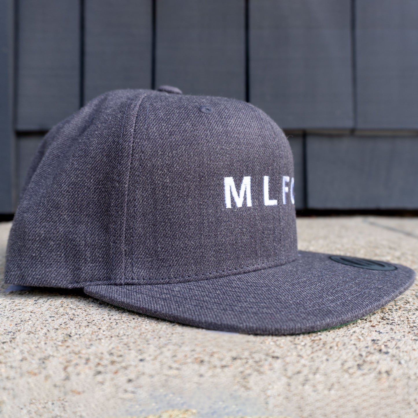 DARK HEATHER GRAY MLFC Embroidered Snapback Adjustable Cap