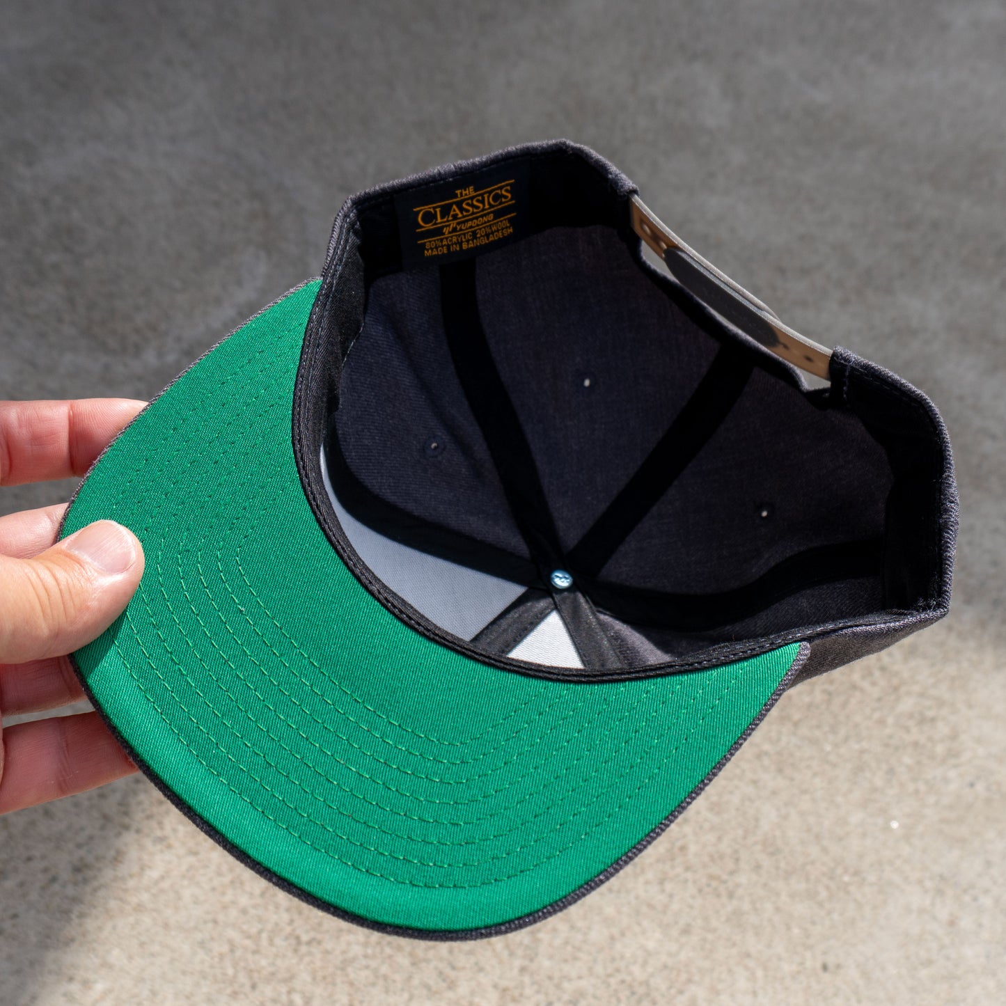 DARK HEATHER GRAY MLFC Embroidered Snapback Adjustable Cap