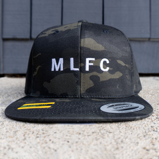 LIMITED EDITION MLFC Embroidered Snapback Adjustable Cap Multi Black Camo