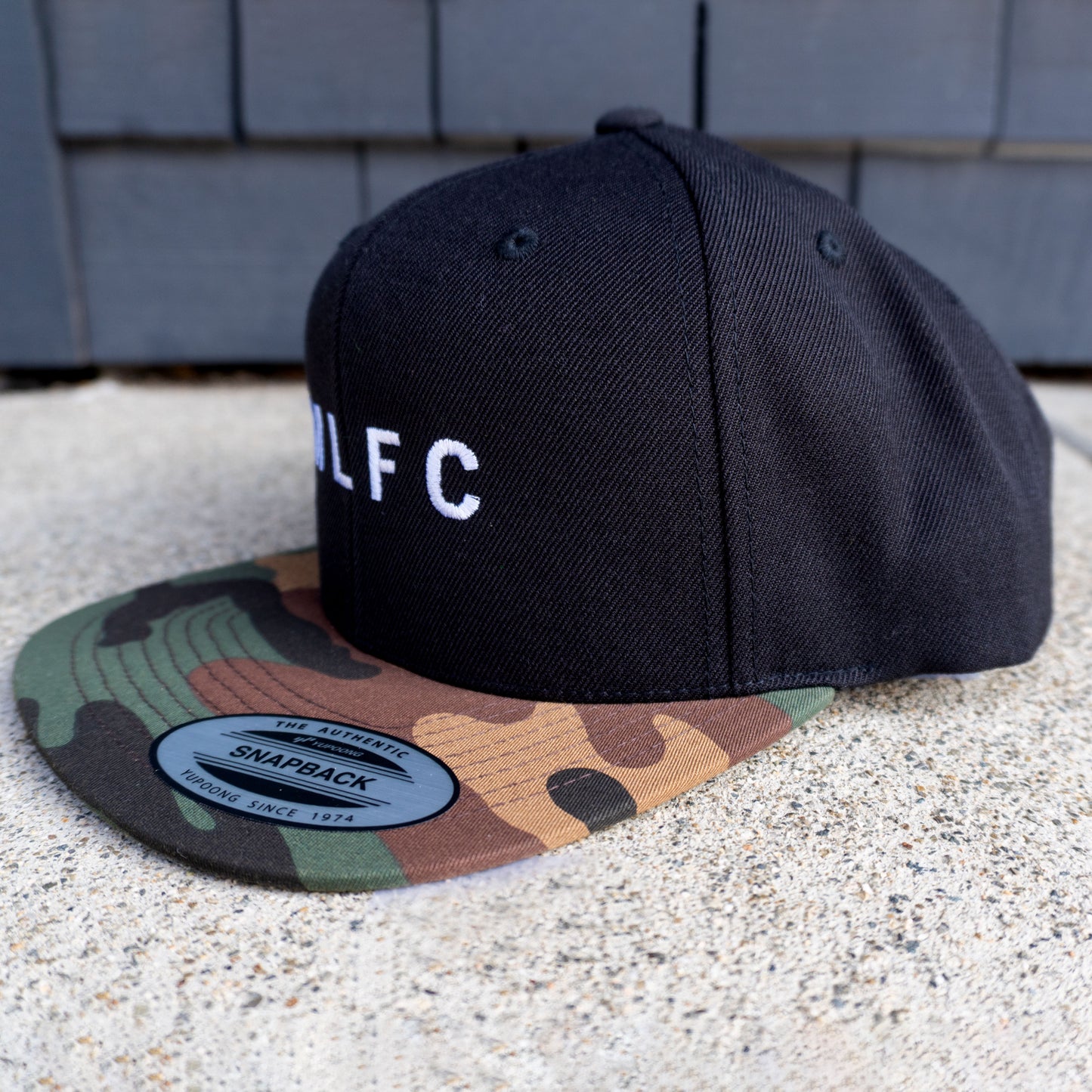 BLACK & CAMO MLFC Embroidered Snapback Adjustable Cap