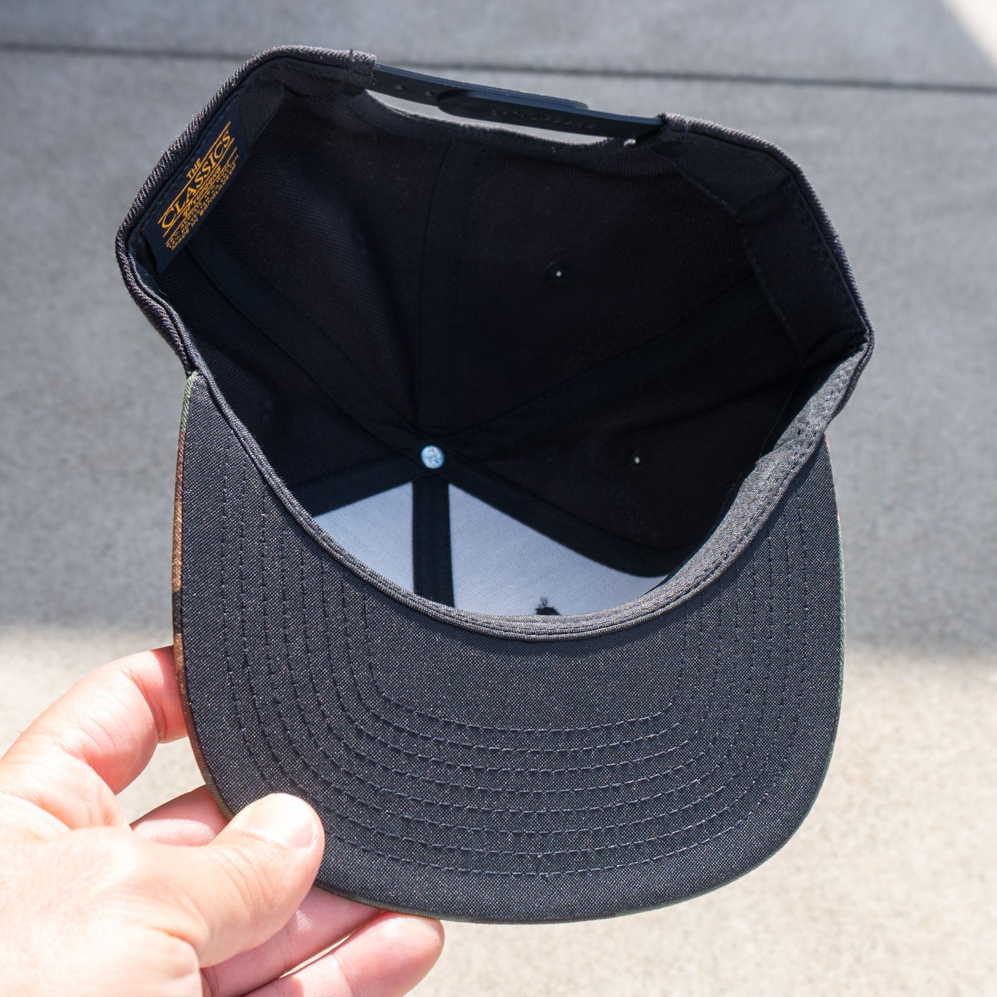 BLACK & CAMO MLFC Embroidered Snapback Adjustable Cap