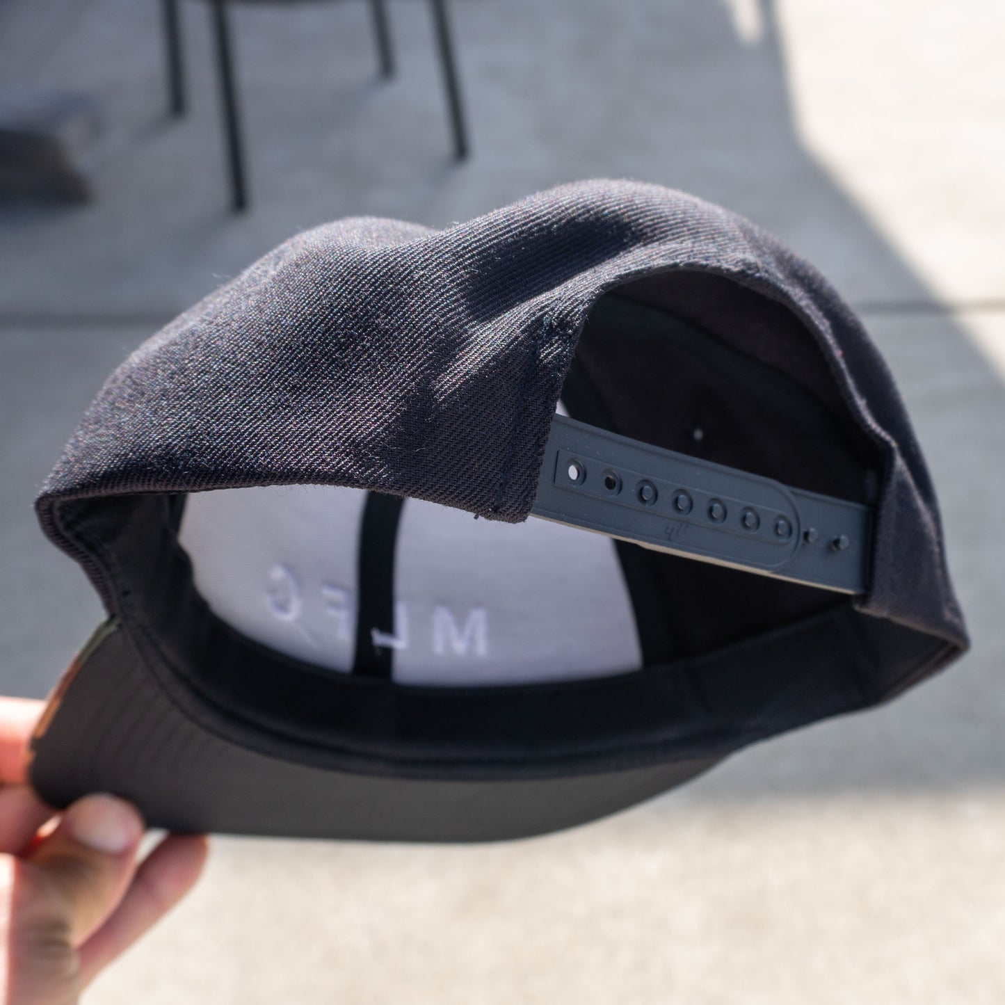 BLACK & CAMO MLFC Embroidered Snapback Adjustable Cap