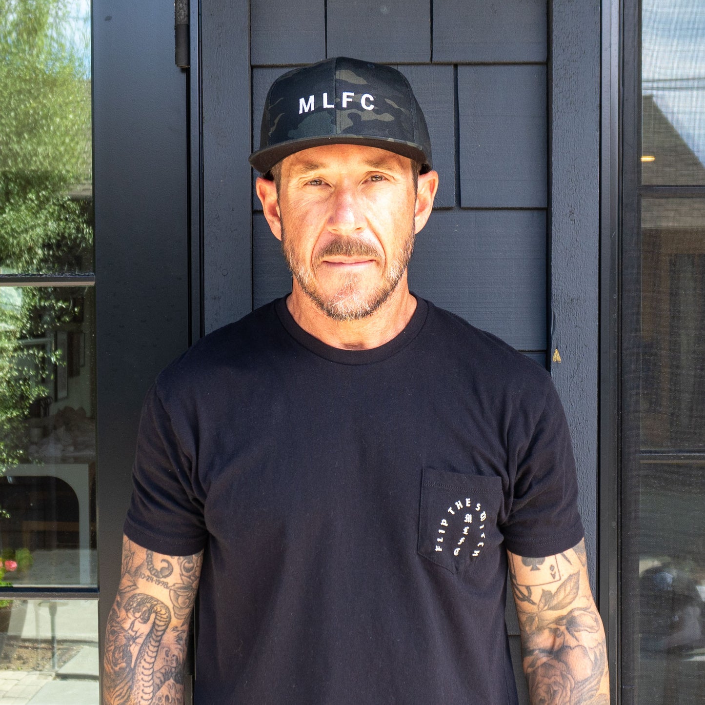 LIMITED EDITION MLFC Embroidered Snapback Adjustable Cap Multi Black Camo