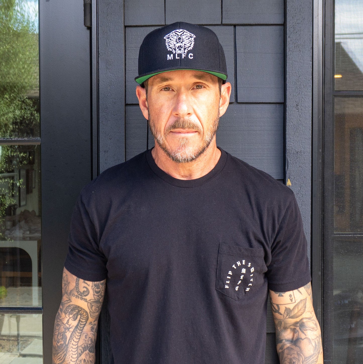 MLFC CUSTOM DESIGNED TIGER Embroidered Snapback Adjustable Cap BLACK